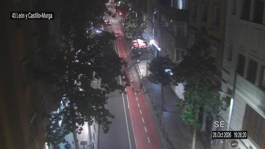 Tráfico en Las Palmas de Gran Canaria: imagen en directo de la cámara «León y Castillo, Murga»